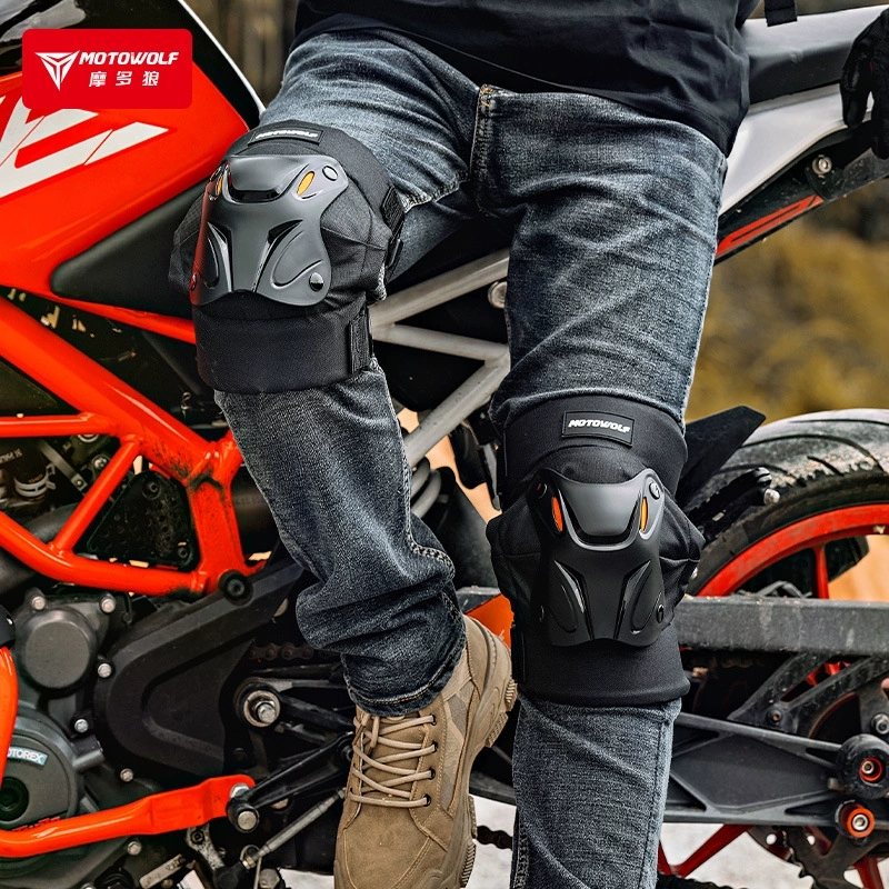 Motorcycle Gear Adventure - Motowolf 4Pcs/set Knee Elbow Protective Pads,