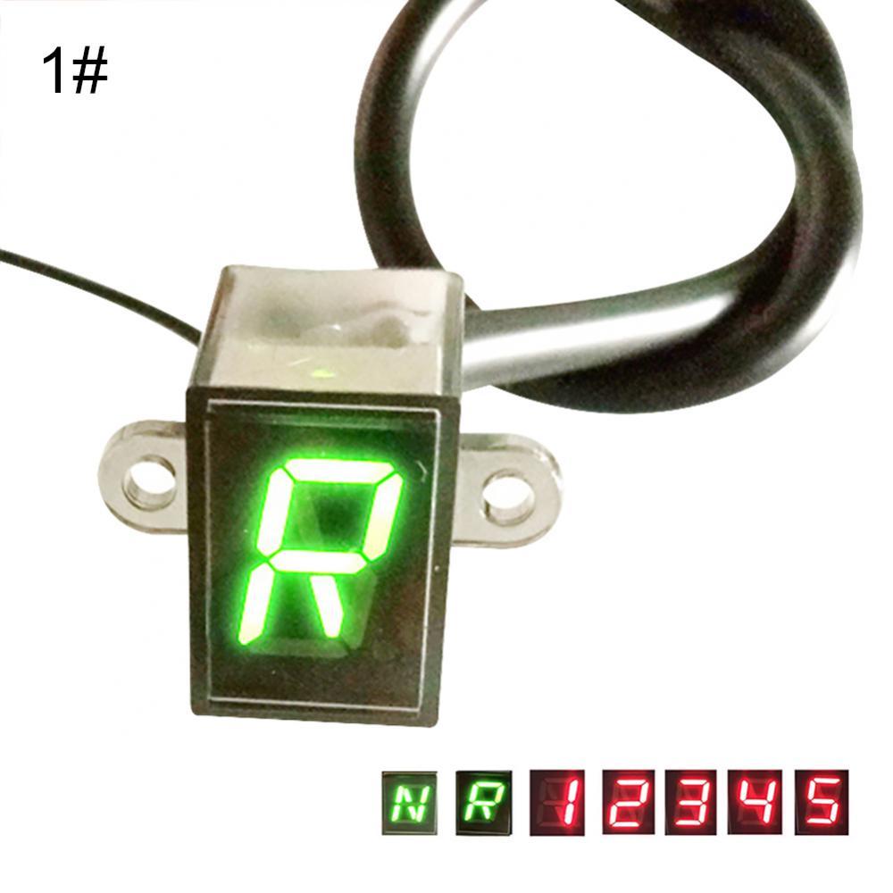 Motorcycle Gear Selector - 12V Universal Motorcycle Digital LED Gear