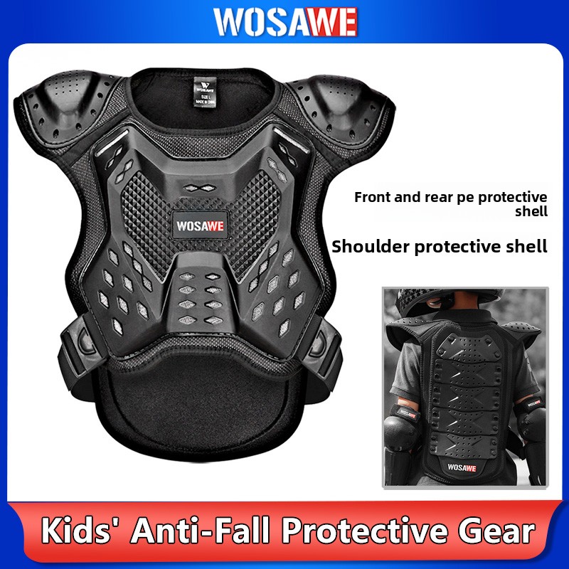 Motorcycle Gear For Kids - WOSAWE Kids Motorcycle Children Armor Vest