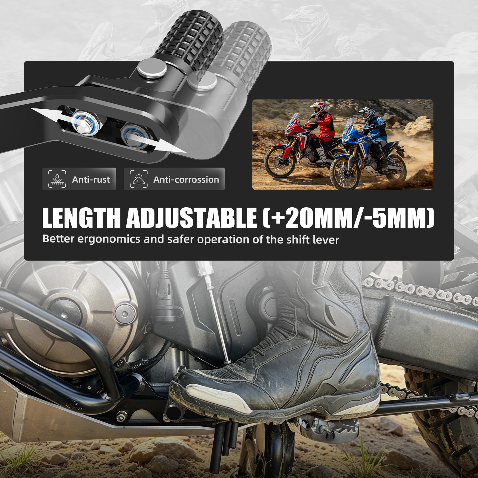 For 2020-2026 Honda CRF1100L A - огляд і ціна Motorcycle Gear Adventure