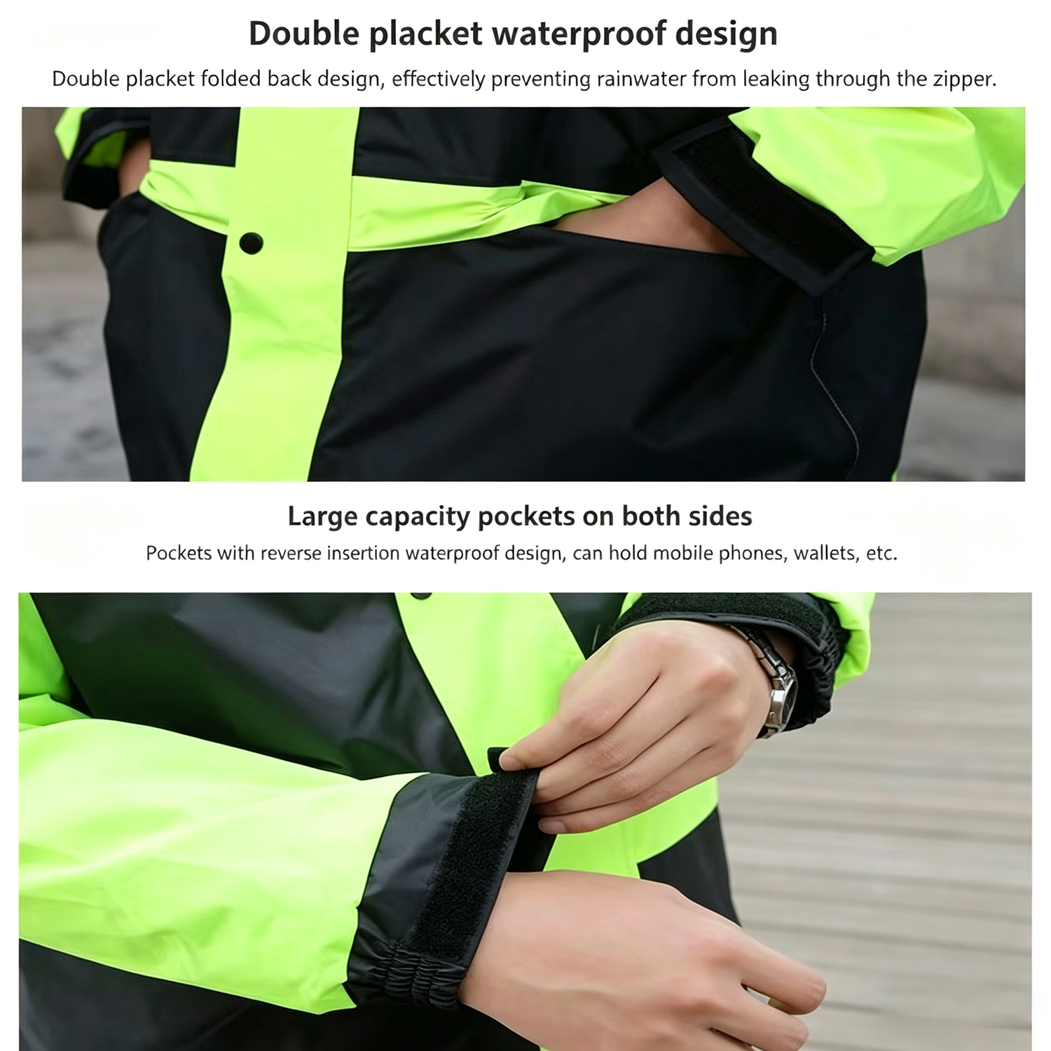 Motorcycle Raincoat Suits Men  - огляд і ціна Gearx Motorcycle Jacket
