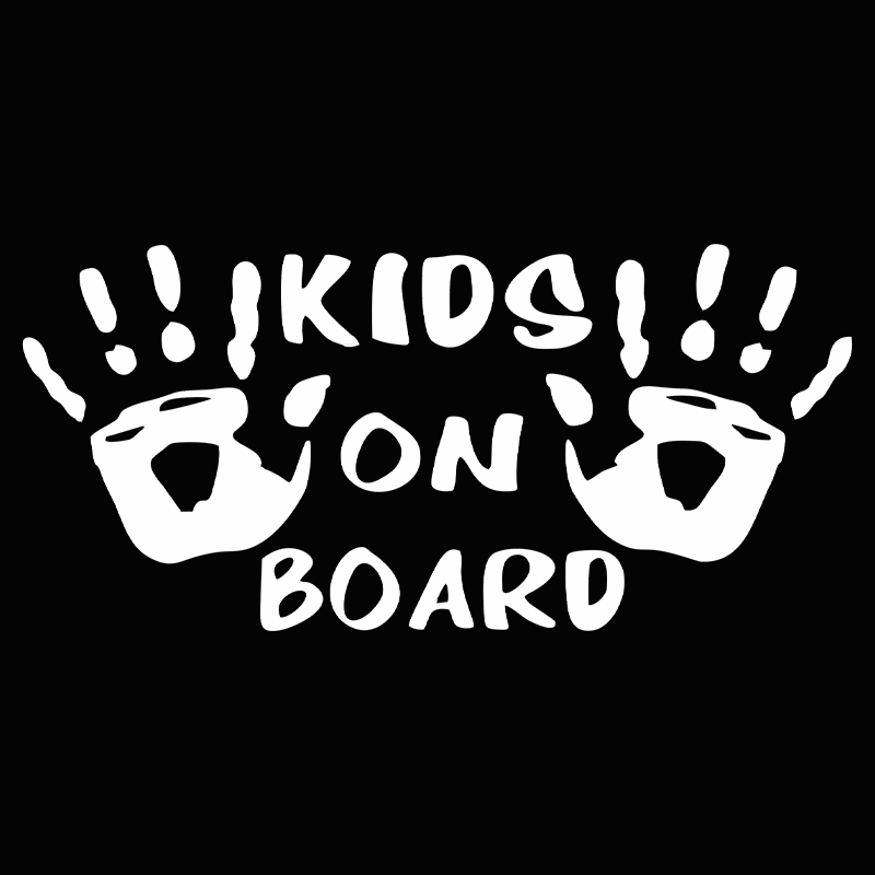 3D Car Sticker KIDS ON BOARD C - огляд і ціна Motorcycle Gear For Kids