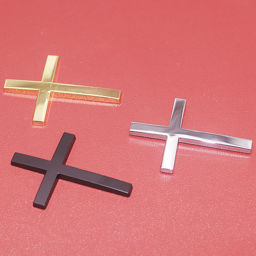 Black Silver Gold Cross Chrome - огляд і ціна Motorcycle Gear Logo