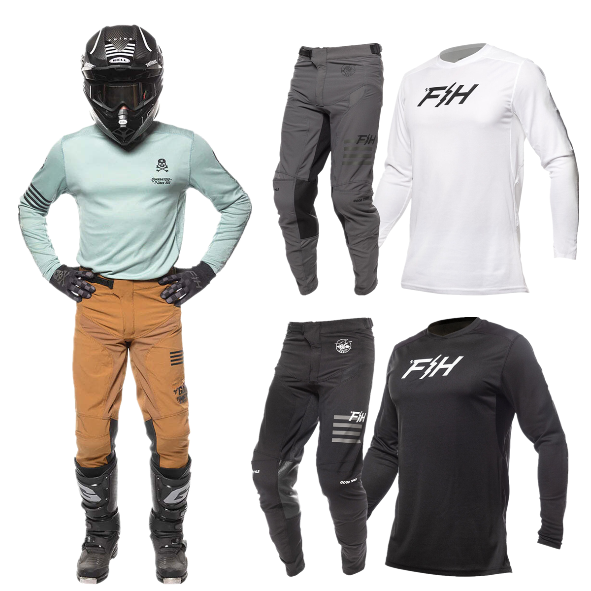 2026 FH Motocross Gear Set Top - огляд і ціна Motorcycle Gear Bundle