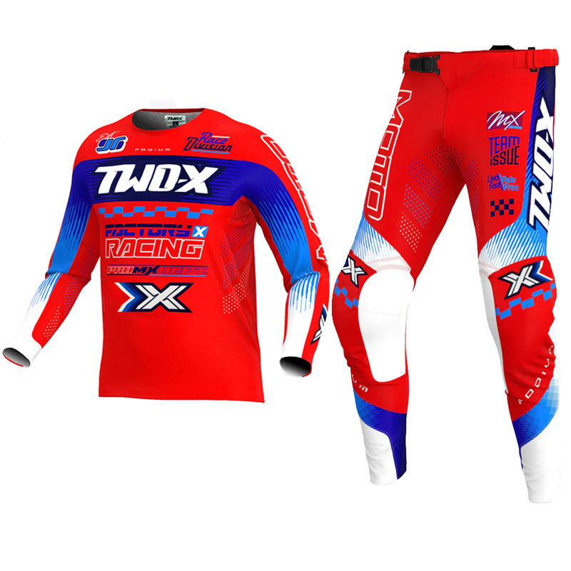4 Color Two-X Podium 4-Way Dir - огляд і ціна Motorcycle Gear Bundle