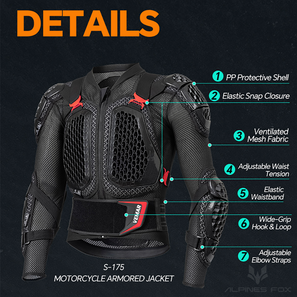 VEMAR 2025 Men New Motorcycle  - огляд і ціна Gearx Motorcycle Jacket