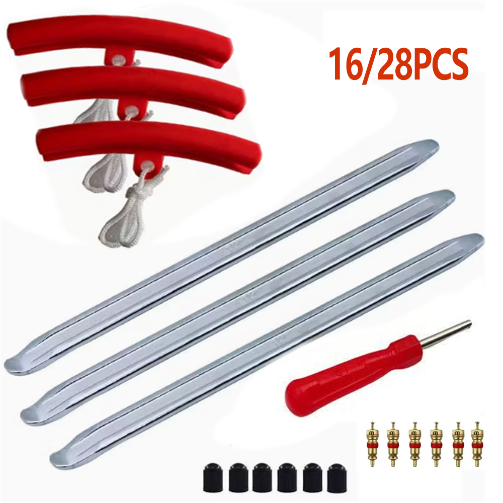 16/28Pcs Tire Levers Iron Chan - огляд і ціна Motorcycle Gear Jammer