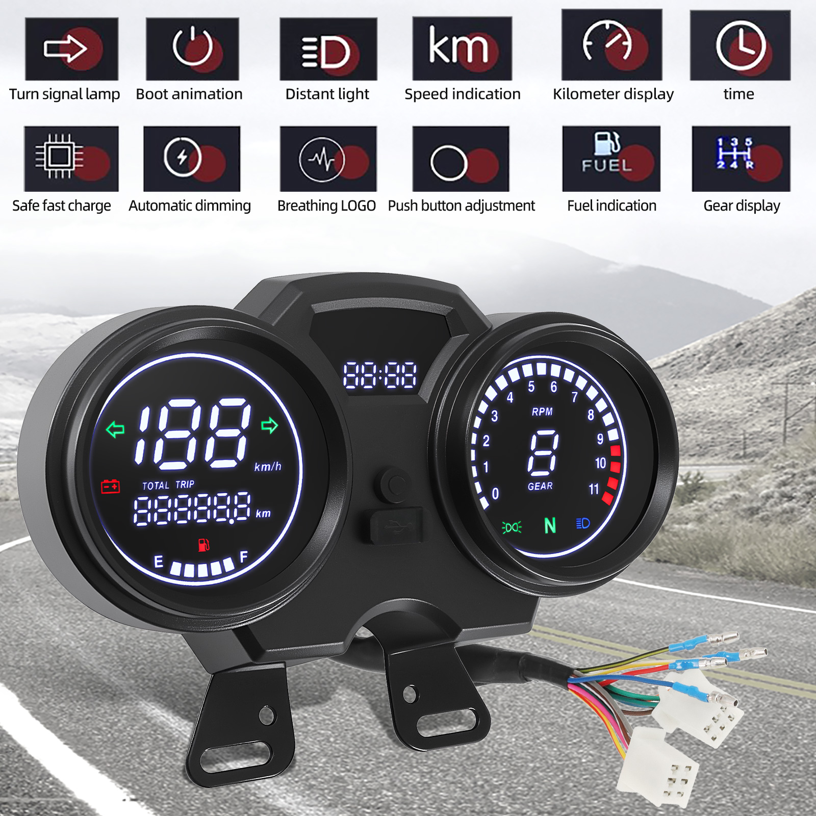 AD Motorcycle Digital Board Un - огляд і ціна Motorcycle Gear Jammer