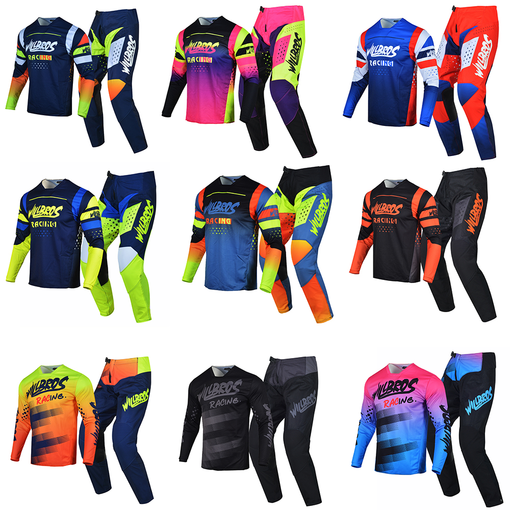 Willbros MX Racing Jersey and  - огляд і ціна Motorcycle Gear Bundle