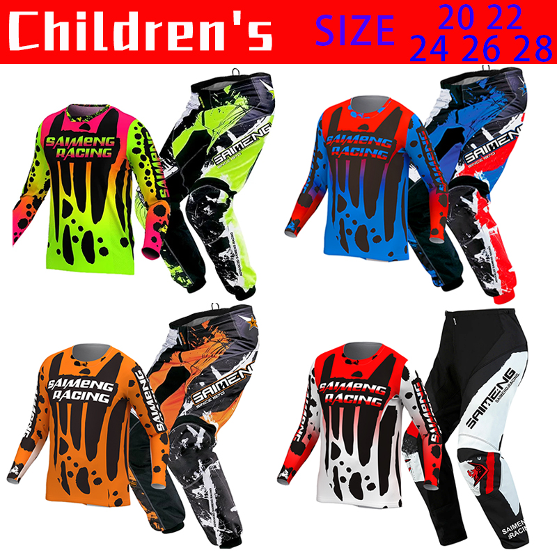 Motocross Jersey and Pants chi - огляд і ціна Motorcycle Gear For Kids