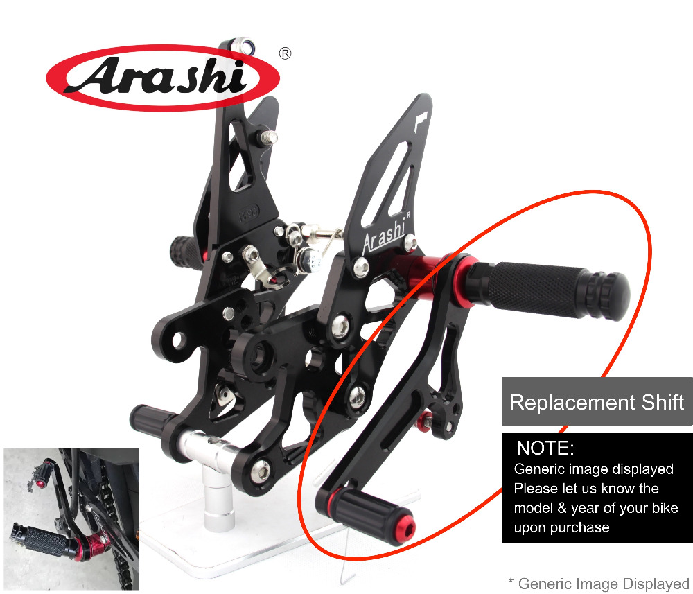 Arashi Adjustable Rearsets Rep - огляд і ціна Motorcycle Gear Selector
