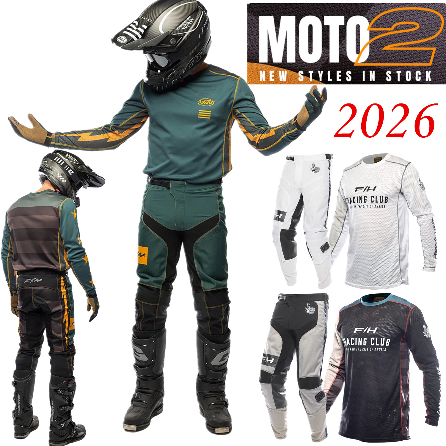2026 FH MX Kit Off Road Motocr - огляд і ціна Motorcycle Gear Bundle