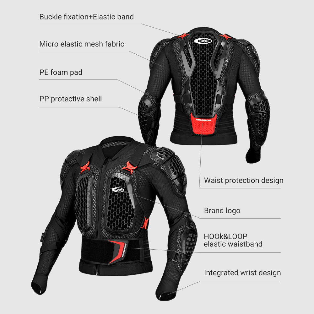 Men Motorcycle Full Body Armor - огляд і ціна Gearx Motorcycle Jacket