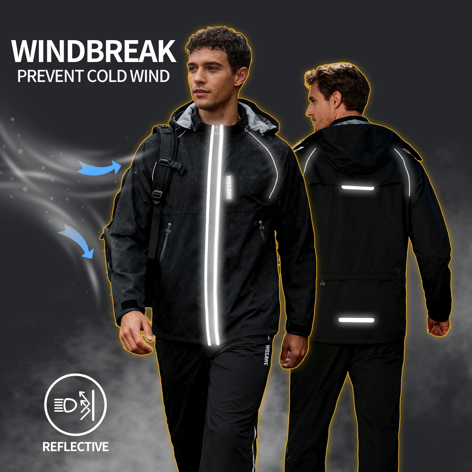 WOSAWE Reflective Motorcycle R - огляд і ціна Gearx Motorcycle Jacket