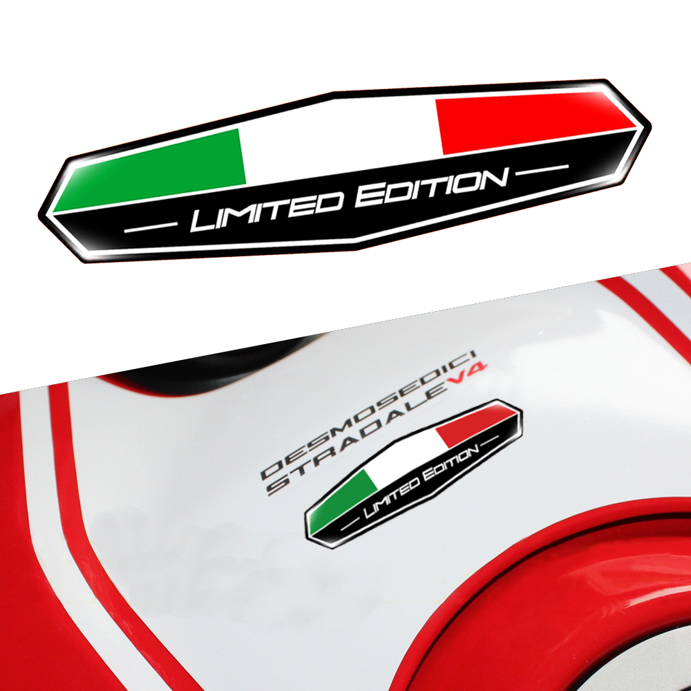 Italy Flag 3D Epoxy Sticker Mo - огляд і ціна Motorcycle Gear Logo