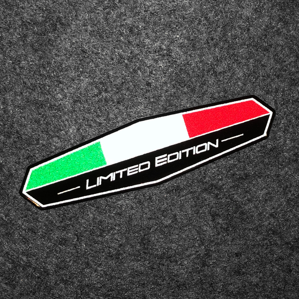 Italy Flag 3D Epoxy Sticker Mo - огляд і ціна Motorcycle Gear Logo